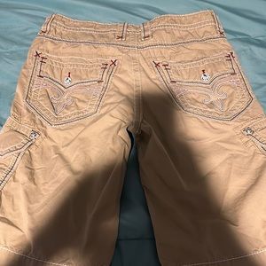 Mens Rock Revival Cargo Shorts.